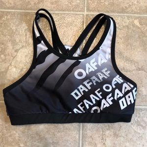 Rebel Athletic Top Gun OAFAAF Sports Bra